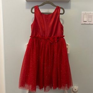 Girls H&M Red Holiday Dress size 4-6Y